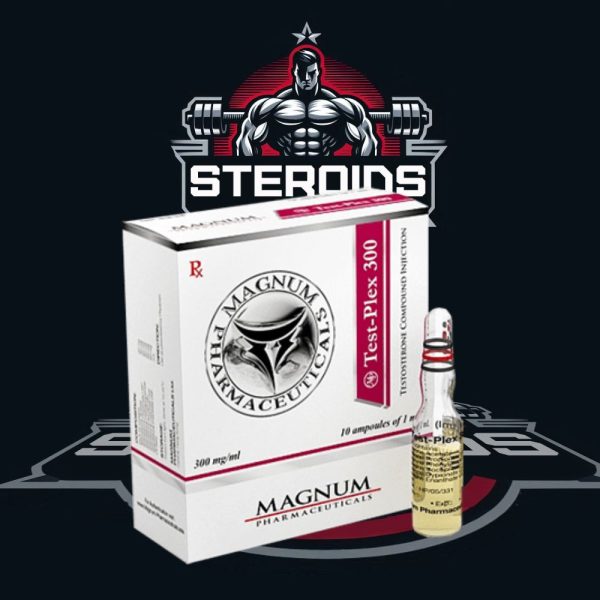 Magnum Test-Plex 300 10ml vial (300mg/ml) STEROIDS-USA.VIP